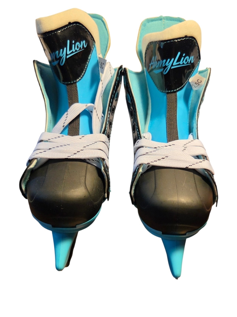 AmyLion Adjustable Youth Ice Hockey Skates Black/Blue Size 10C-12.5C ** - Picture 11 of 11
